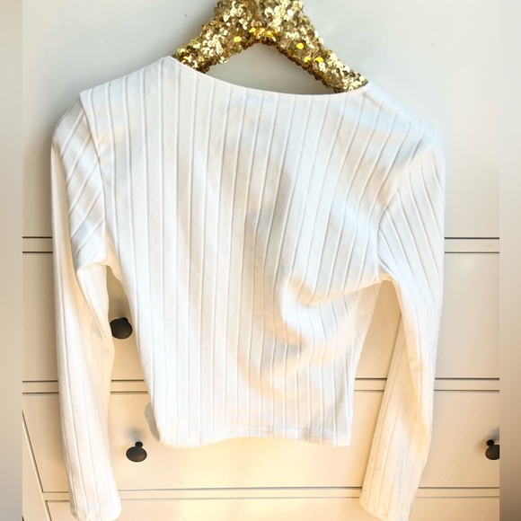 NWT Princess Polly Cushien White Long Sleeve Top - Picture 4 of 8